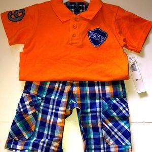 New DKNY Matching Short Set Size 2T